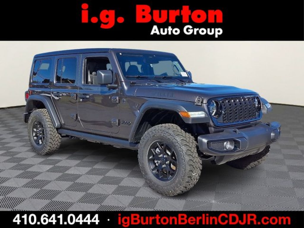New 2026 Jeep Wrangler 4-DOOR WILLYS Sport Utility