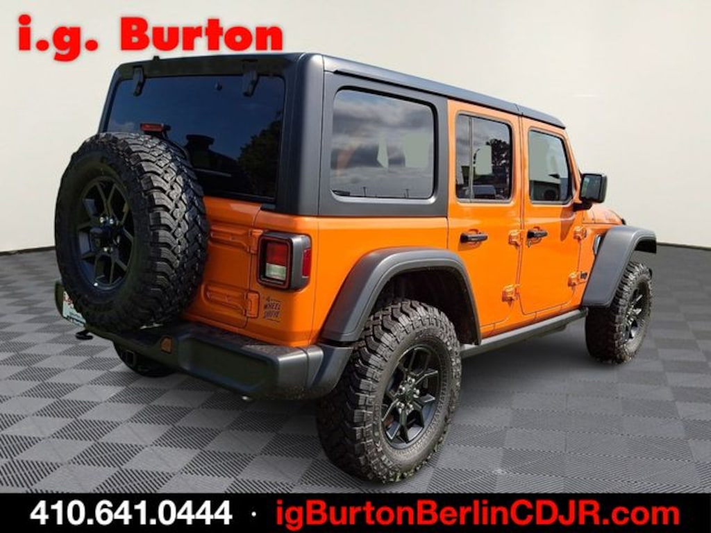 New 2026 Jeep Wrangler 4-DOOR WILLYS Sport Utility