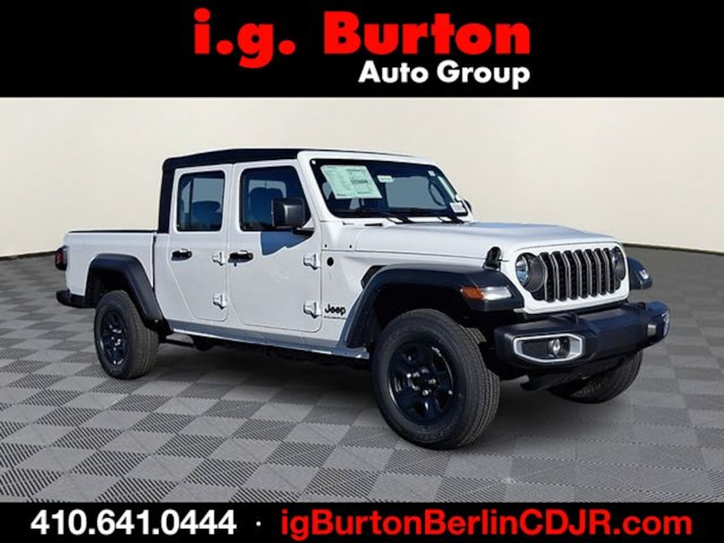 New 2026 Jeep Gladiator SPORT 4X4 Pickup