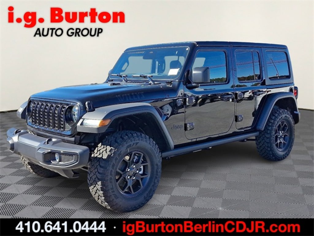 New 2026 Jeep Wrangler 4-DOOR WILLYS Sport Utility