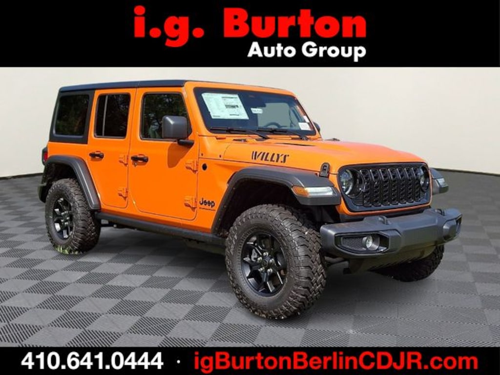 New 2026 Jeep Wrangler 4-DOOR WILLYS Sport Utility