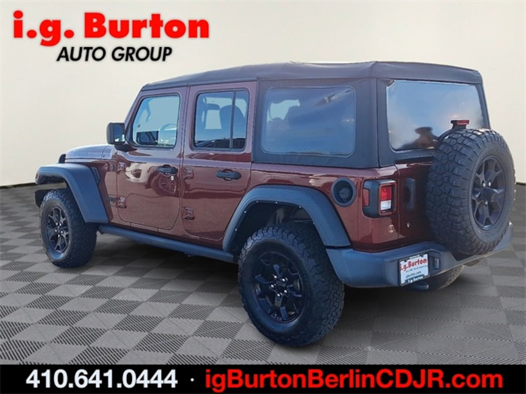 Used 2021 Jeep Wrangler Unlimited Willys SUV