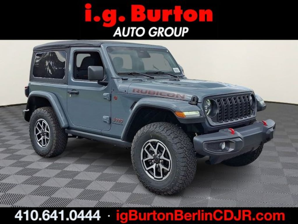 New 2025 Jeep Wrangler 2-DOOR RUBICON Sport Utility