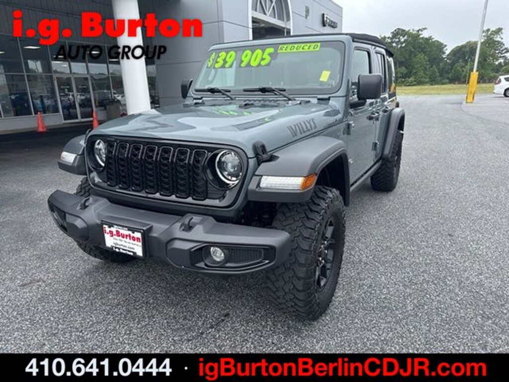 Used 2024 Jeep Wrangler Willys SUV