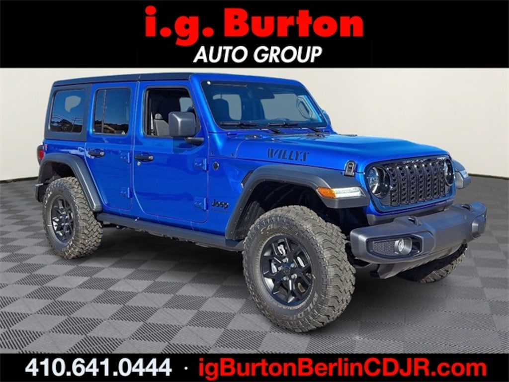 New 2026 Jeep Wrangler 4-DOOR WILLYS Sport Utility