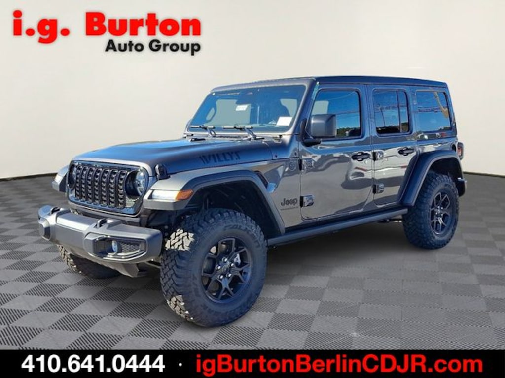 New 2026 Jeep Wrangler 4-DOOR WILLYS Sport Utility