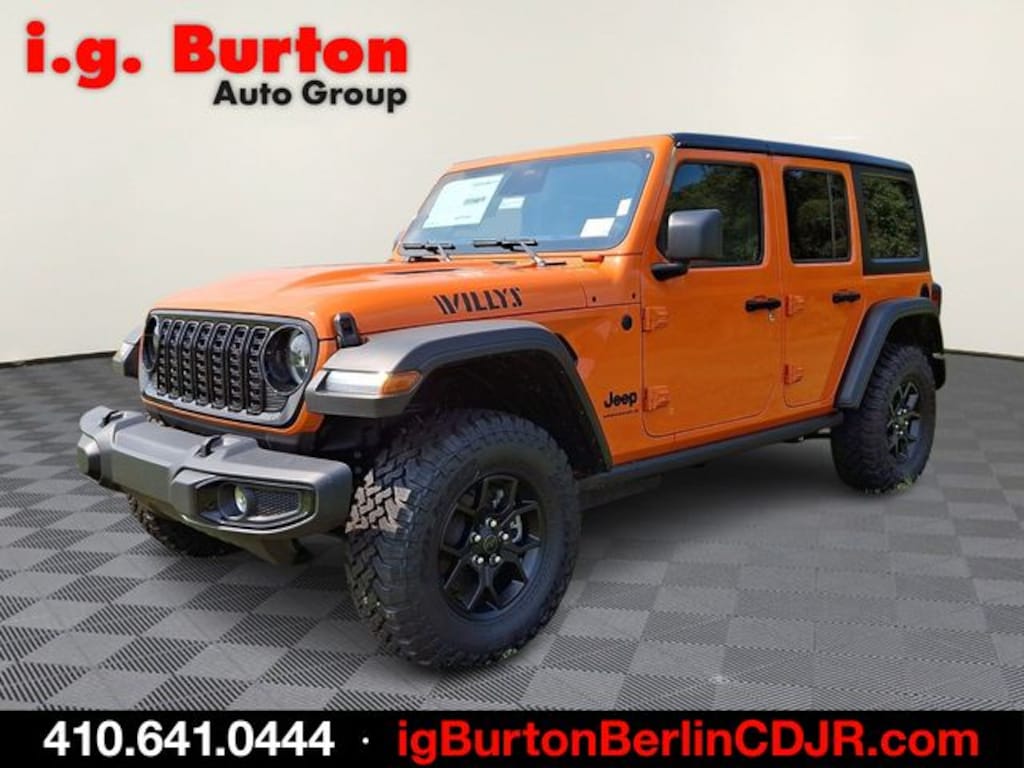 New 2026 Jeep Wrangler 4-DOOR WILLYS Sport Utility
