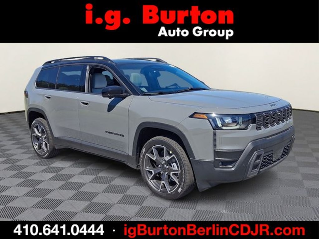 New 2026 Jeep Cherokee OVERLAND 4X4 Sport Utility