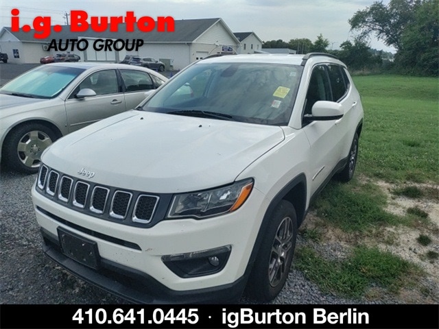 Used 2018 Jeep Compass Latitude with VIN 3C4NJDBB4JT470805 for sale in Berlin, MD