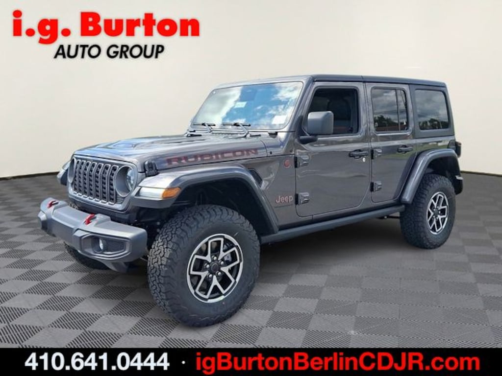 New 2025 Jeep Wrangler 4-DOOR RUBICON Sport Utility