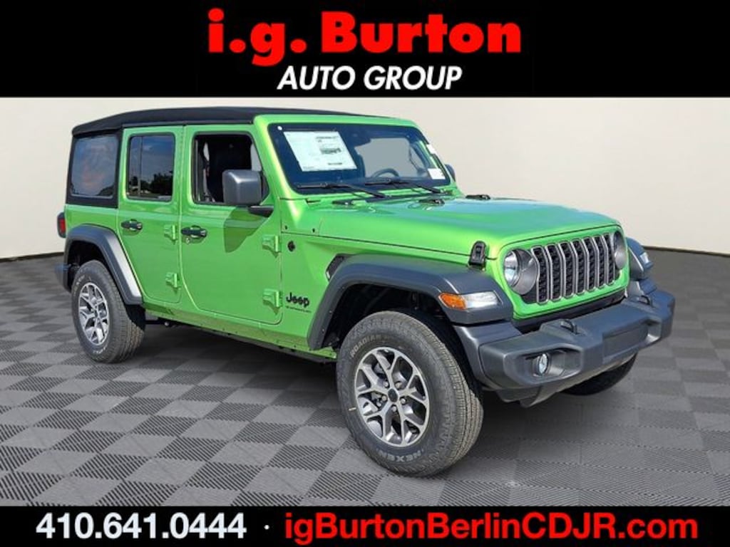 New 2025 Jeep Wrangler 4-DOOR SPORT S Sport Utility