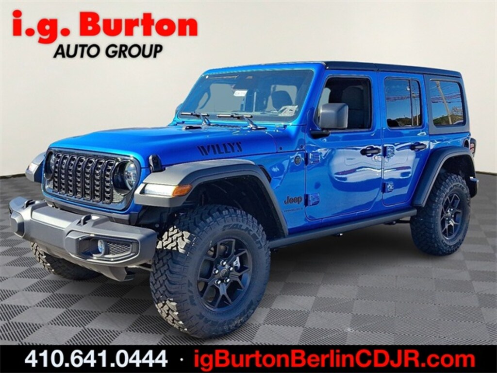 New 2026 Jeep Wrangler 4-DOOR WILLYS Sport Utility