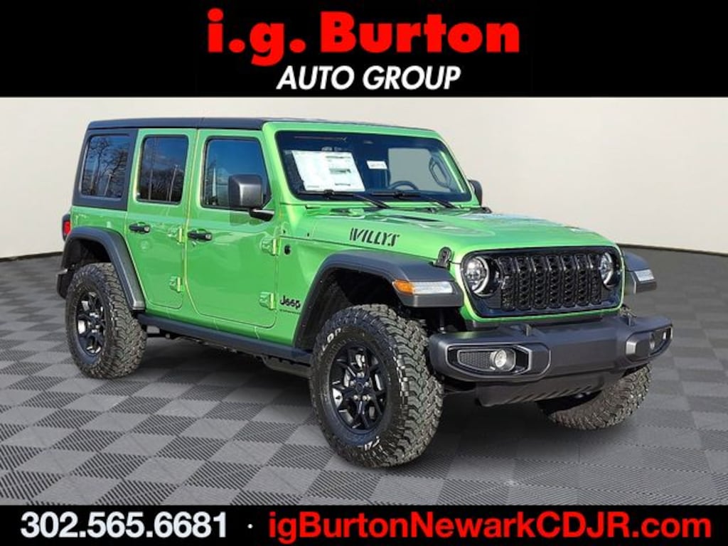 New 2026 Jeep Wrangler 4-DOOR WILLYS Sport Utility