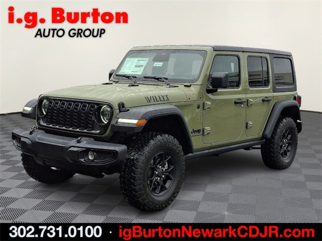 New 2026 Jeep Wrangler 4-DOOR WILLYS Sport Utility