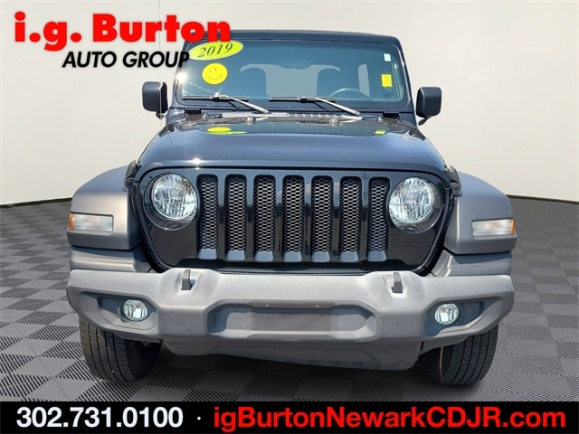 Certified 2019 Jeep Wrangler Unlimited Sport S with VIN 1C4HJXDG6KW538525 for sale in Newark, DE