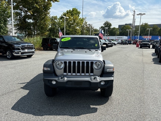 Used 2021 Jeep Wrangler Sport S with VIN 1C4GJXAN3MW739896 for sale in Newark, DE