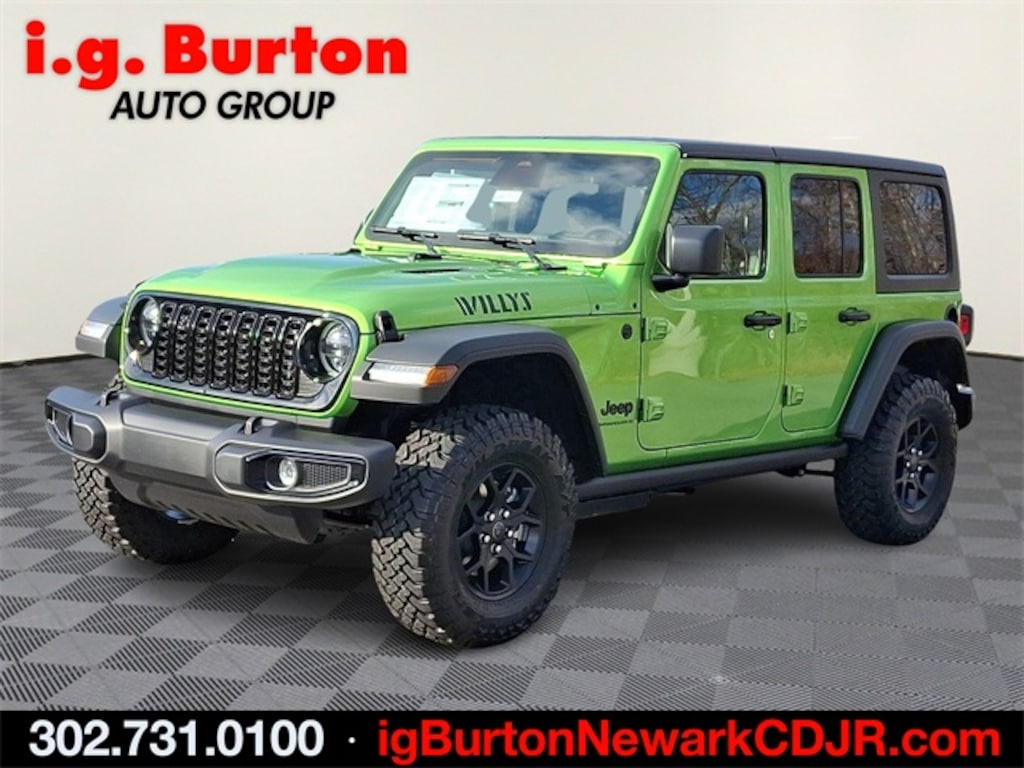 New 2026 Jeep Wrangler 4-DOOR WILLYS Sport Utility