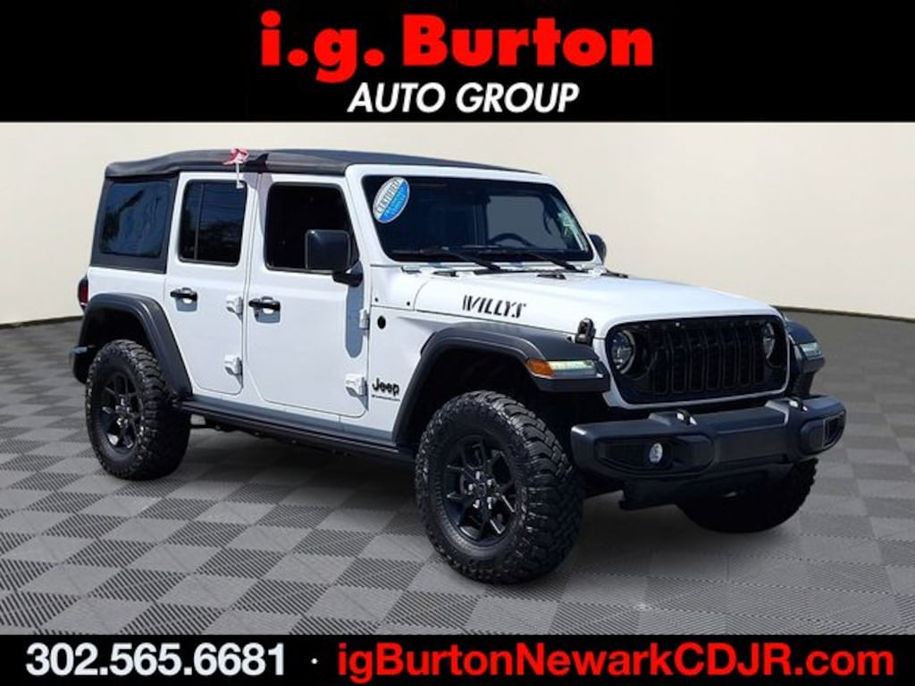 Certified 2025 Jeep Wrangler Willys SUV