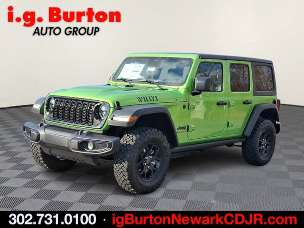 New 2026 Jeep Wrangler 4-DOOR WILLYS Sport Utility