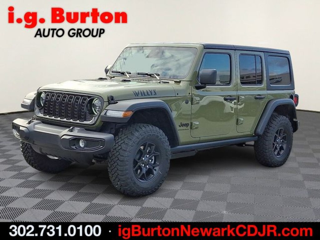 New 2026 Jeep Wrangler 4-DOOR WILLYS Sport Utility