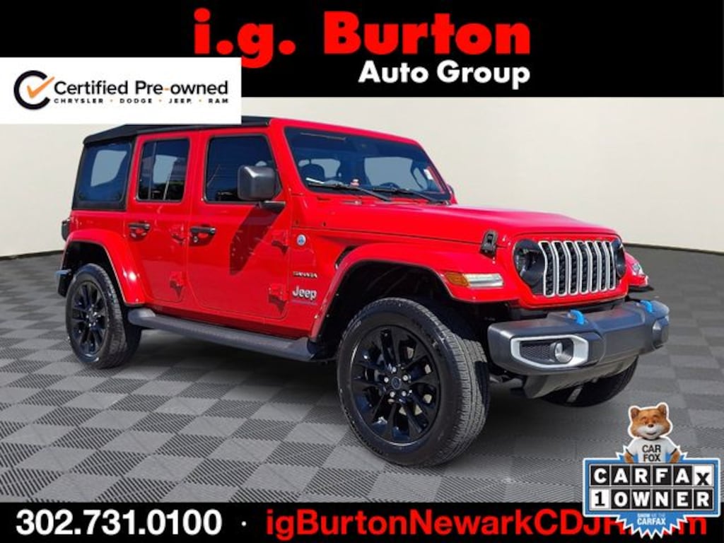 Used 2024 Jeep Wrangler Sahara 4xe SUV