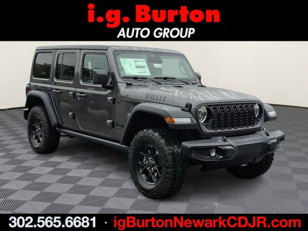 New 2026 Jeep Wrangler 4-DOOR WILLYS Sport Utility