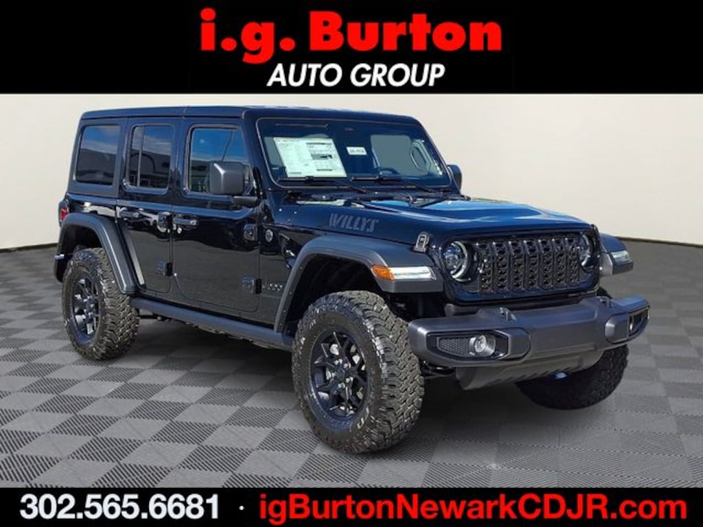 New 2026 Jeep Wrangler 4-DOOR WILLYS Sport Utility