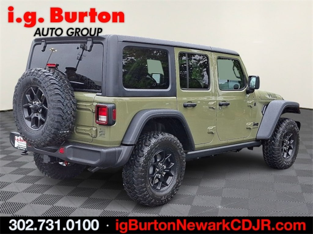 New 2026 Jeep Wrangler 4-DOOR WILLYS Sport Utility