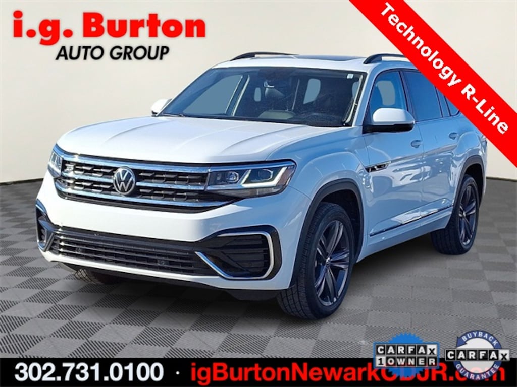 Used 2021 Volkswagen Atlas 3.6L V6 SE w/Technology R-Line SUV