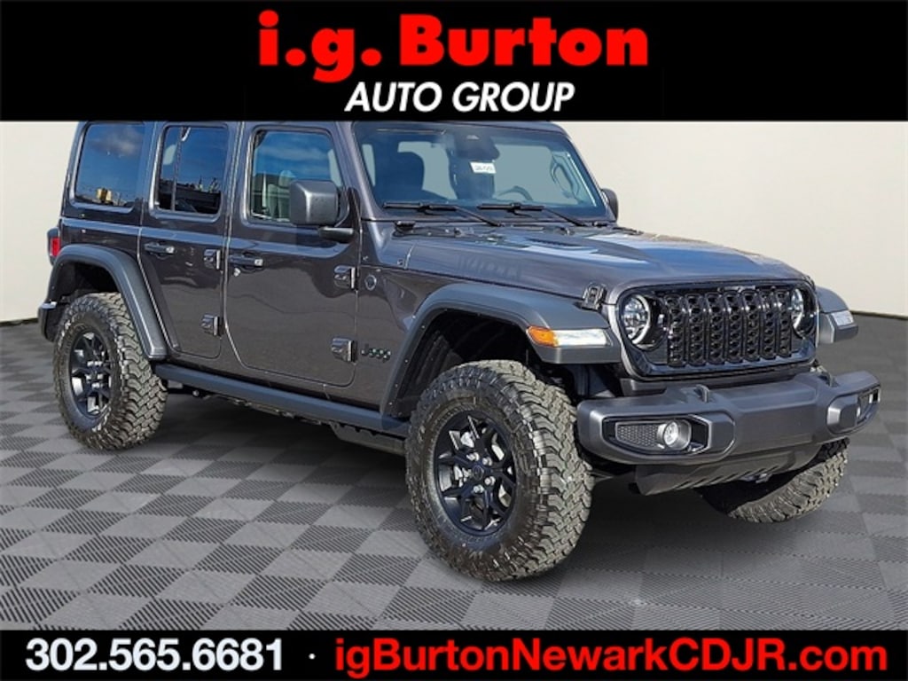 New 2026 Jeep Wrangler 4-DOOR WILLYS Sport Utility