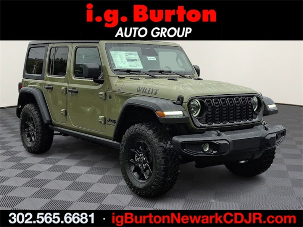 New 2026 Jeep Wrangler 4-DOOR WILLYS Sport Utility