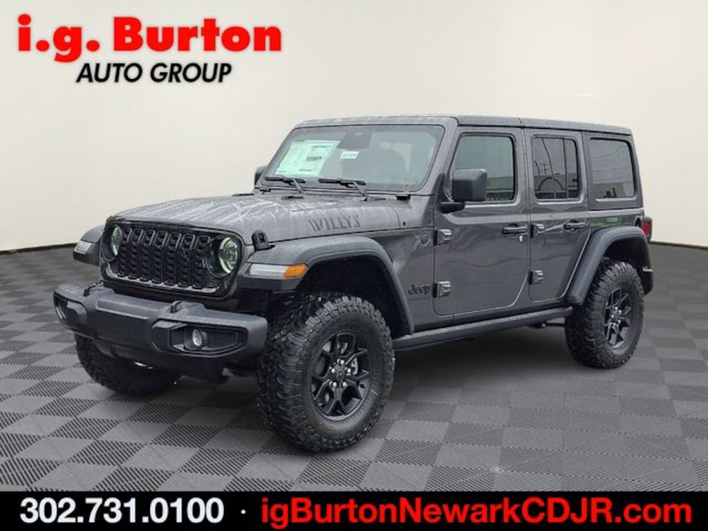 New 2026 Jeep Wrangler 4-DOOR WILLYS Sport Utility