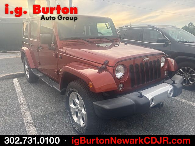 Used 2014 Jeep Wrangler Unlimited Sahara with VIN 1C4BJWEGXEL230326 for sale in Newark, DE
