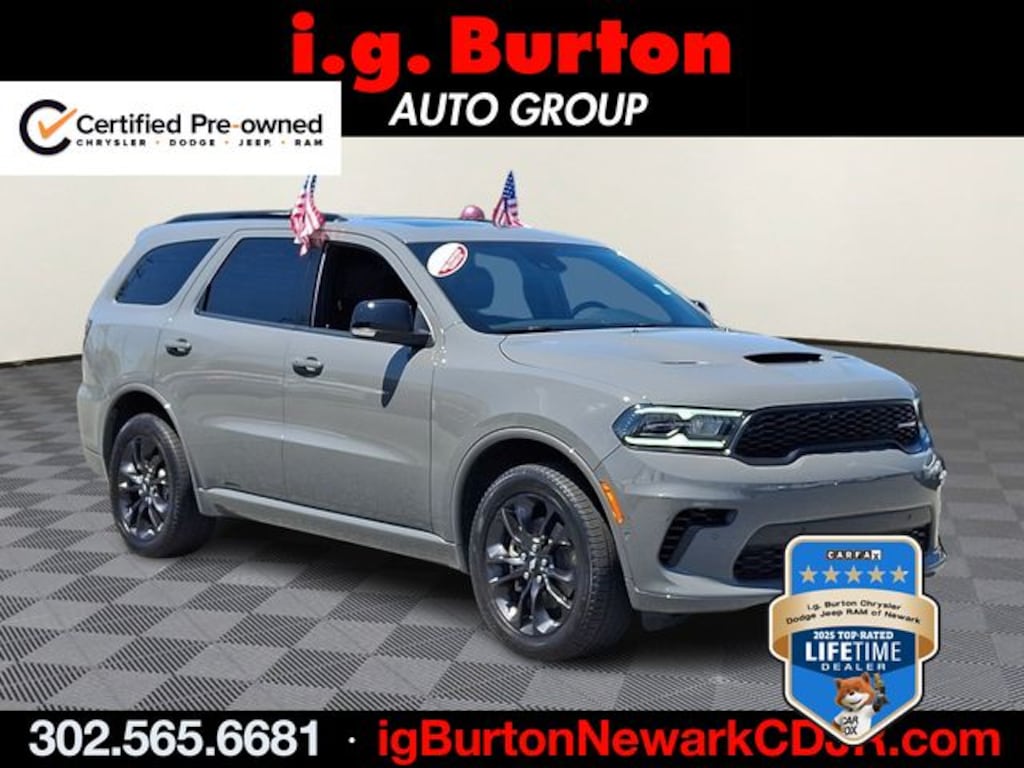 Certified 2025 Dodge Durango GT Plus SUV