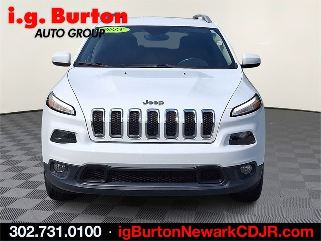 Certified 2018 Jeep Cherokee Latitude with VIN 1C4PJMCX8JD500462 for sale in Newark, DE