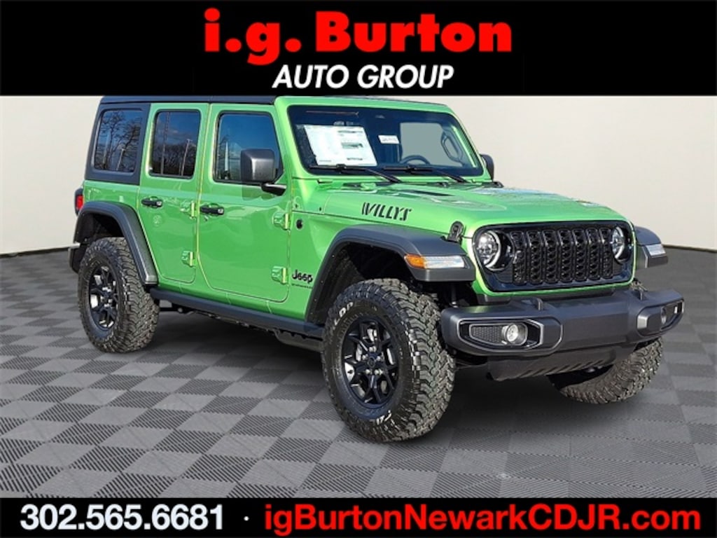 New 2026 Jeep Wrangler 4-DOOR WILLYS Sport Utility