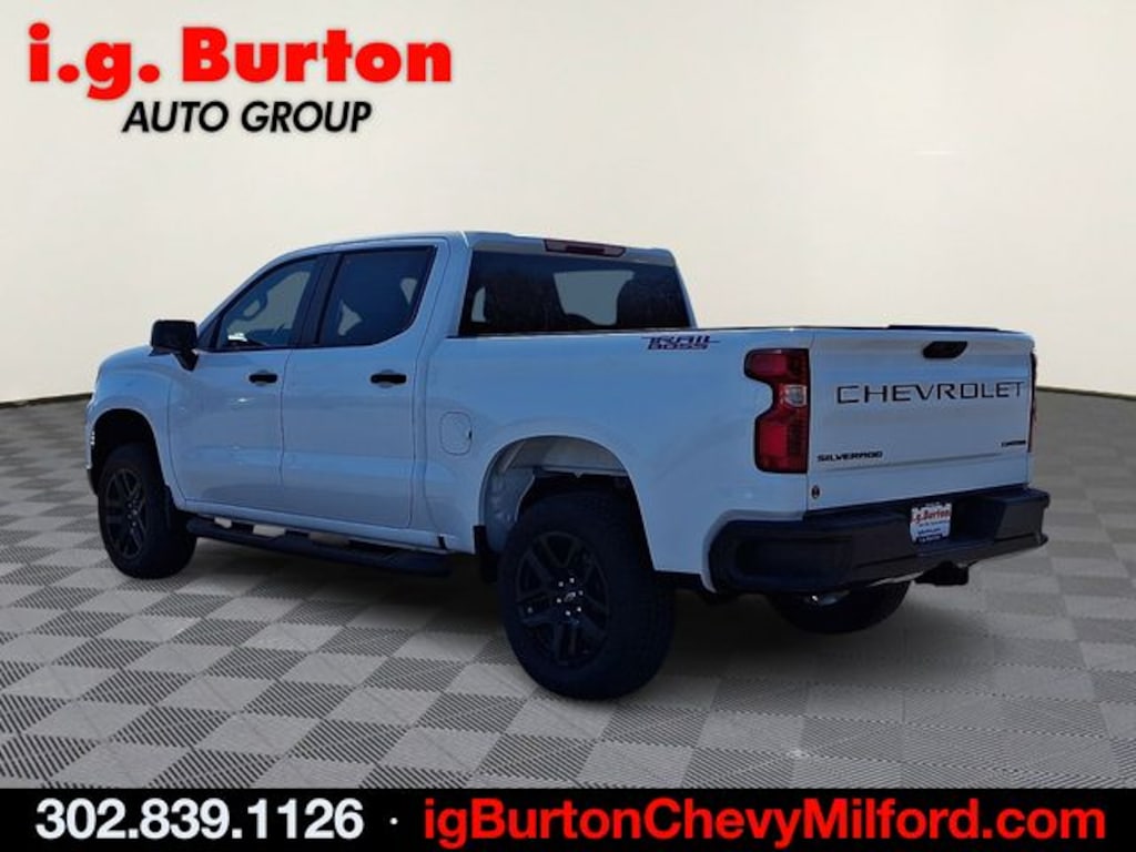 New 2026 Chevrolet Silverado 1500 Custom Trail Boss Truck Crew Cab