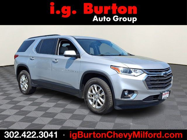 Silver Ice Metallic 2019 Chevrolet Traverse LT Cloth AWD SUV / Crossover Four-Wheel Drive 9-Speed Automatic