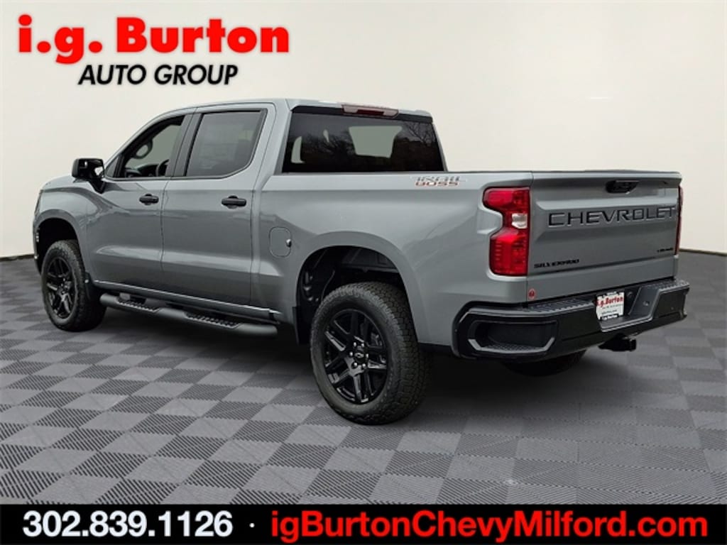 New 2026 Chevrolet Silverado 1500 Custom Trail Boss Truck Crew Cab