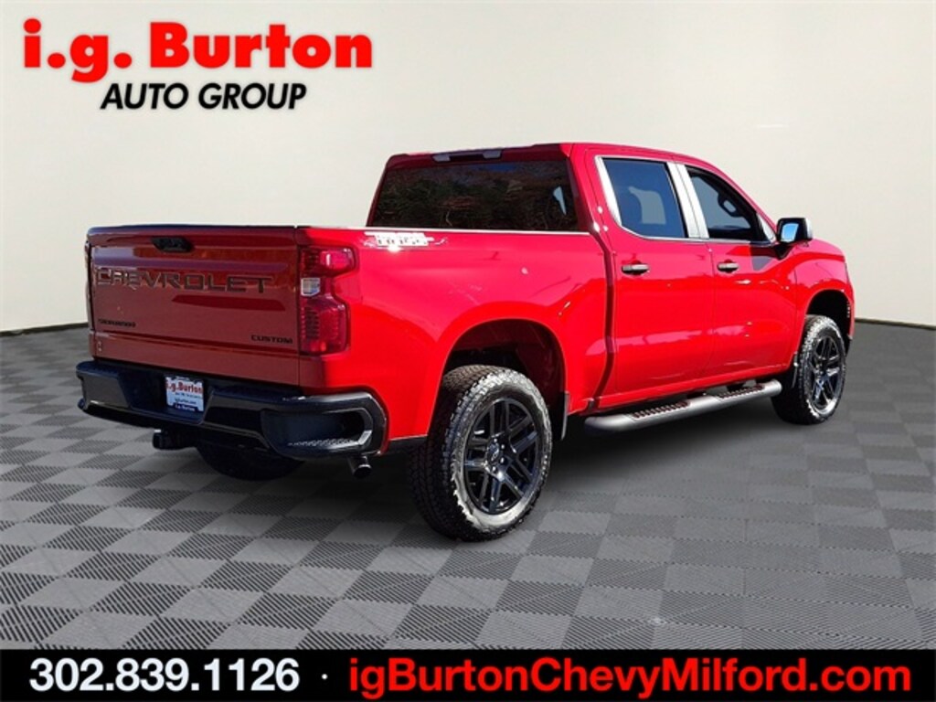 New 2026 Chevrolet Silverado 1500 Custom Trail Boss Truck Crew Cab