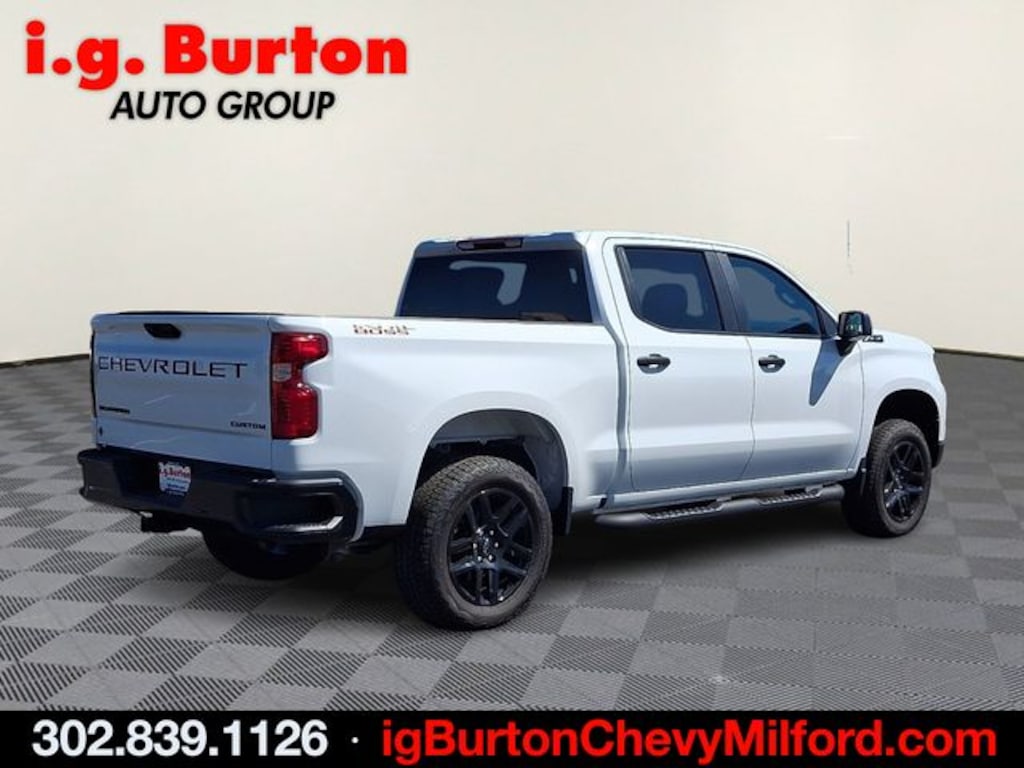 New 2026 Chevrolet Silverado 1500 Custom Trail Boss Truck Crew Cab