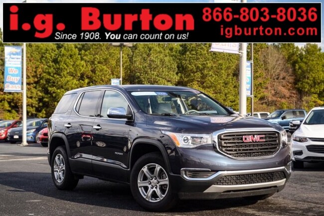 Used 2018 Gmc Acadia For Sale At I G Burton Vin 1gkknrla6jz199866