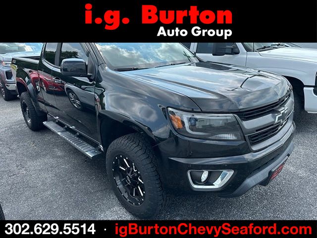 Black 2017 Chevrolet Colorado Pickup Truck Four-Wheel Drive 8-Speed Automatic