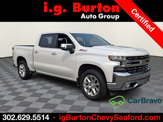 Pearl 2019 Chevrolet Silverado 1500 Pickup Truck Four-Wheel Drive 8-Speed Automatic