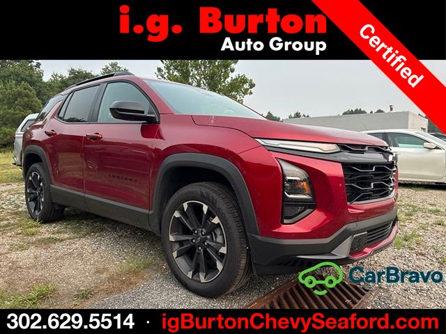 Radiant Red 2026 Chevrolet Equinox SUV / Crossover Front-Wheel Drive Continuously Variable Transmission