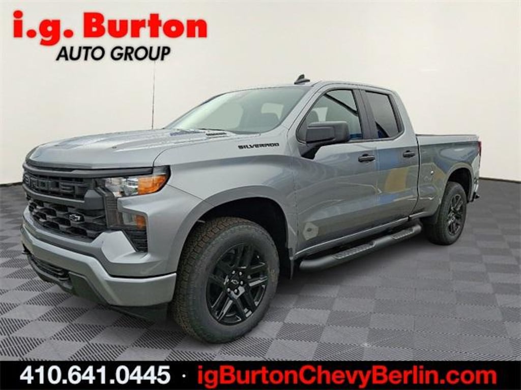 New 2026 Chevrolet Silverado 1500 Custom Truck Double Cab