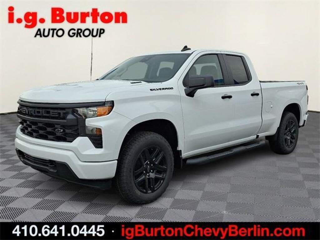 New 2026 Chevrolet Silverado 1500 Custom Truck Double Cab
