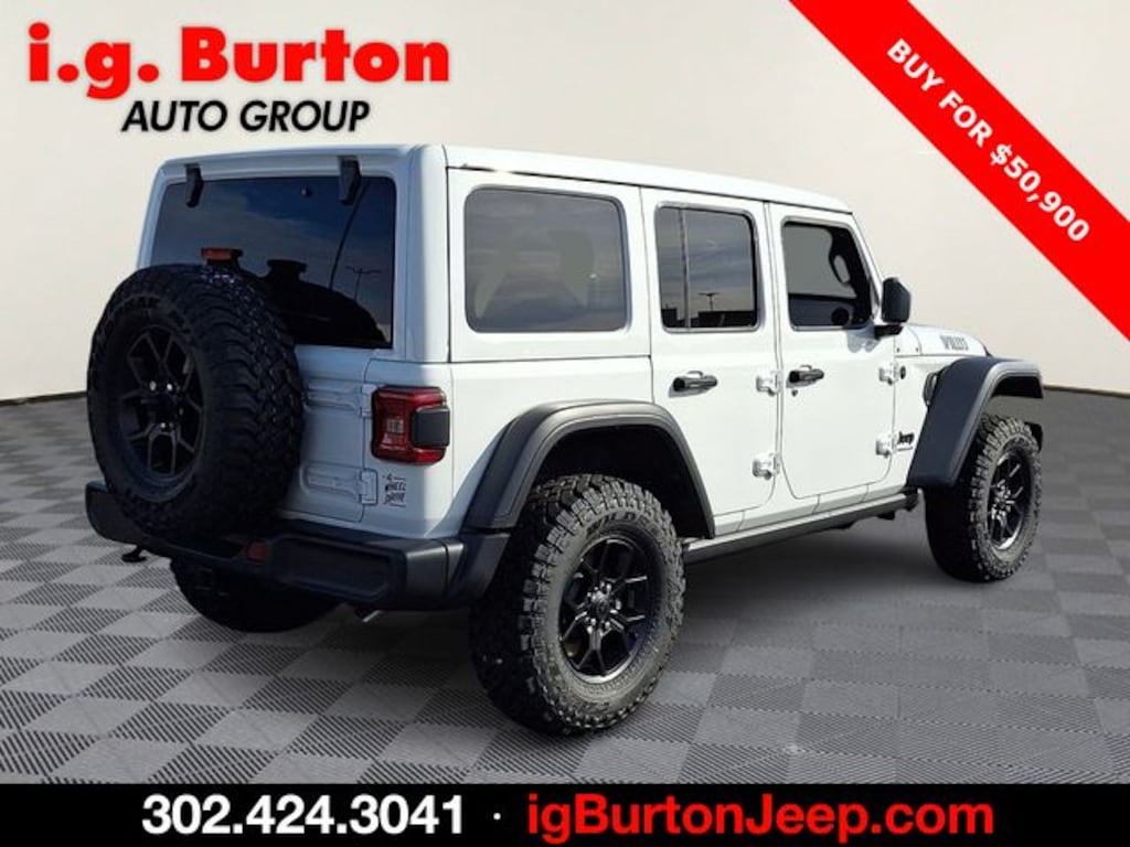 New 2026 Jeep Wrangler 4-DOOR WILLYS Sport Utility