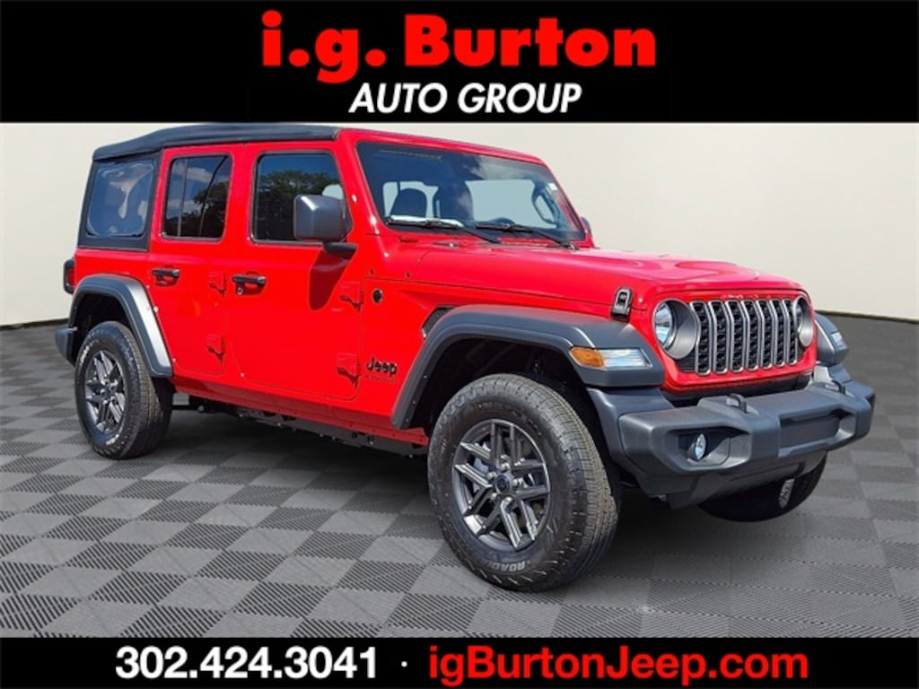 New 2025 Jeep Wrangler 4-DOOR SPORT S Sport Utility