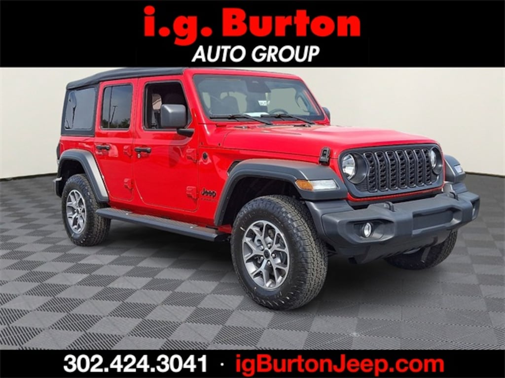 New 2025 Jeep Wrangler 4-DOOR SPORT S Sport Utility